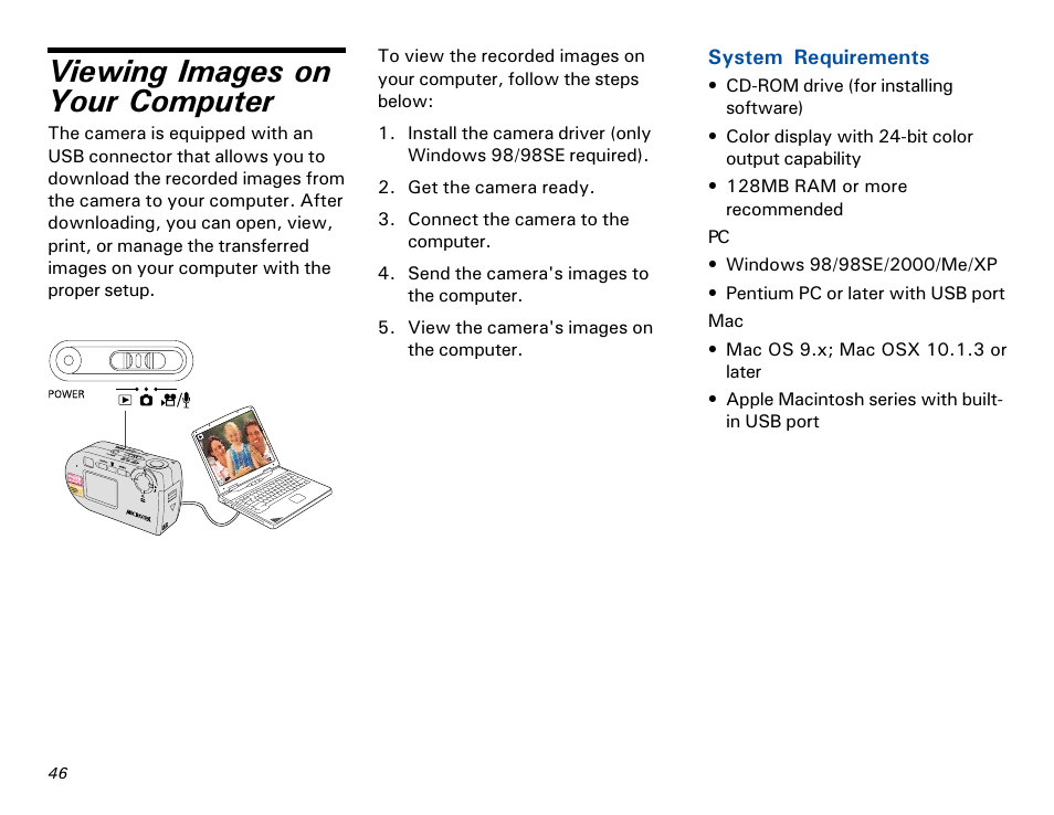 Viewing images on your computer, System requirements | Microtek MKT-1300a User Manual | Page 53 / 72