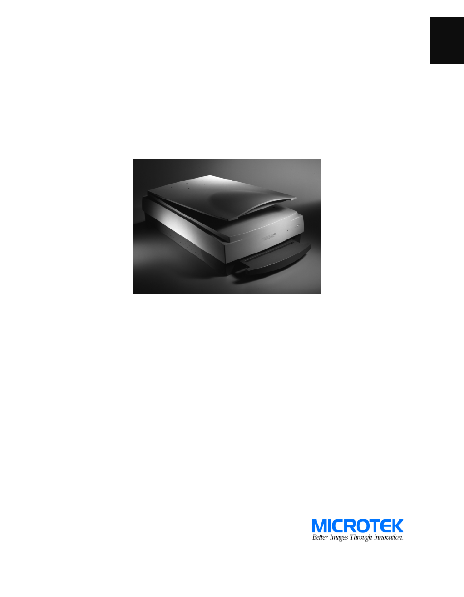 Microtek Artix Scan1100 User Manual | 39 pages