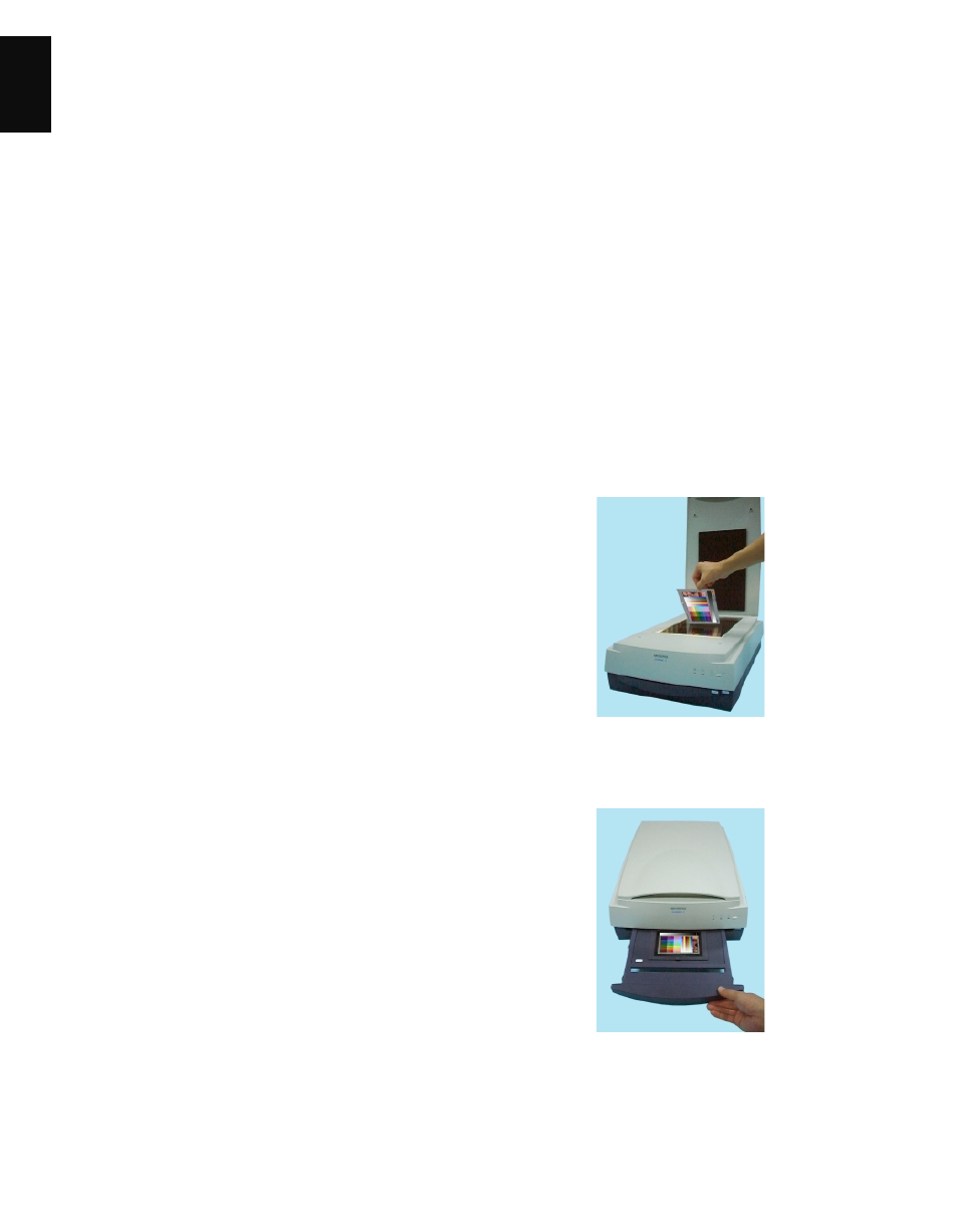 Installing the scanner icc profiler, Placing the color target | Microtek Artix Scan1100 User Manual | Page 30 / 39