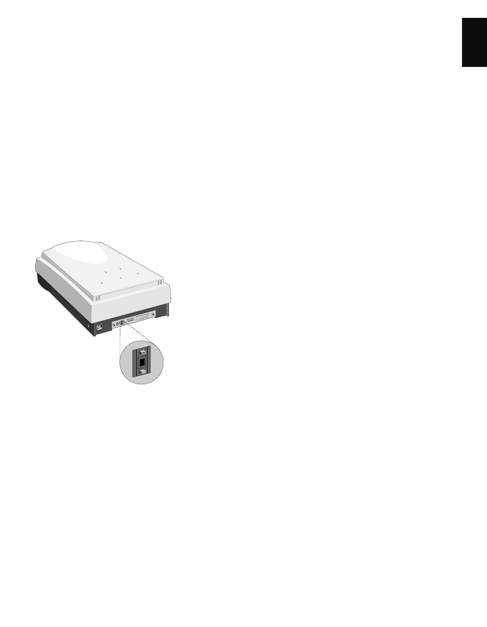 Resetting the scanner’s scsi id, Power-up test | Microtek Artix Scan1100 User Manual | Page 9 / 39
