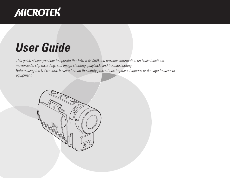 Microtek MV300 User Manual | 47 pages