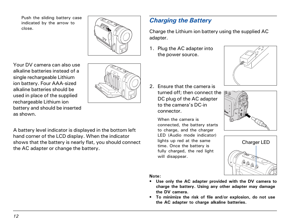 Charging the battery | Microtek MV300 User Manual | Page 12 / 47