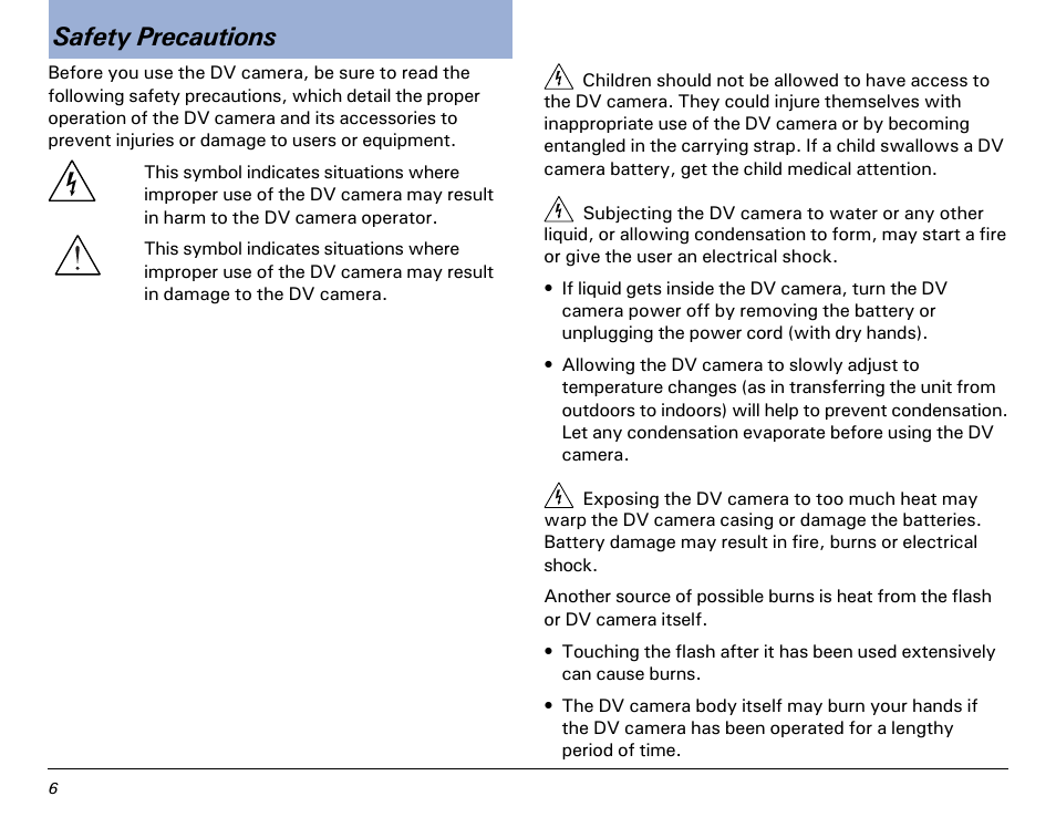 Safety precautions | Microtek MV300 User Manual | Page 6 / 47