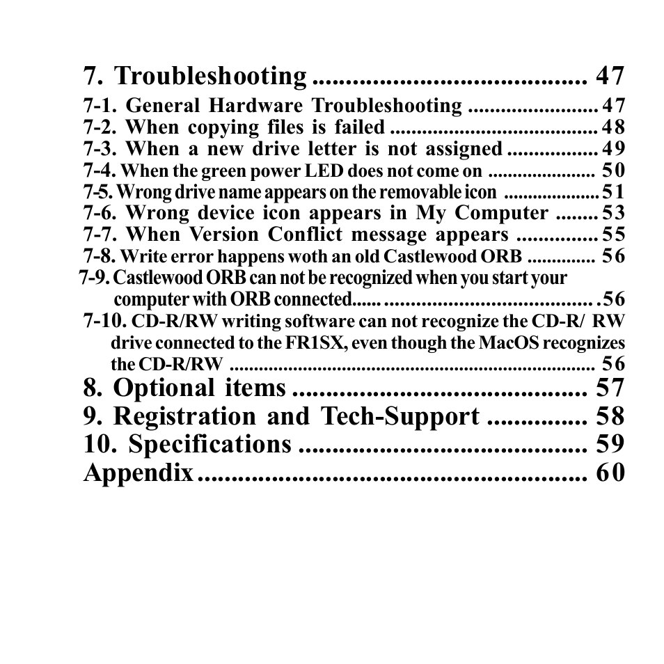 Troubleshooting | Microtek Converter User Manual | Page 4 / 65
