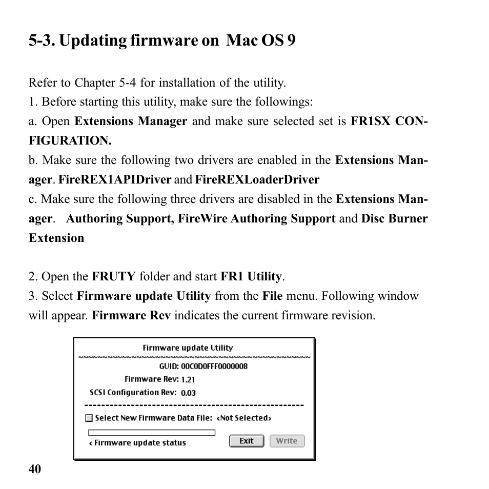 3. updating firmware on mac os 9 | Microtek Converter User Manual | Page 44 / 65