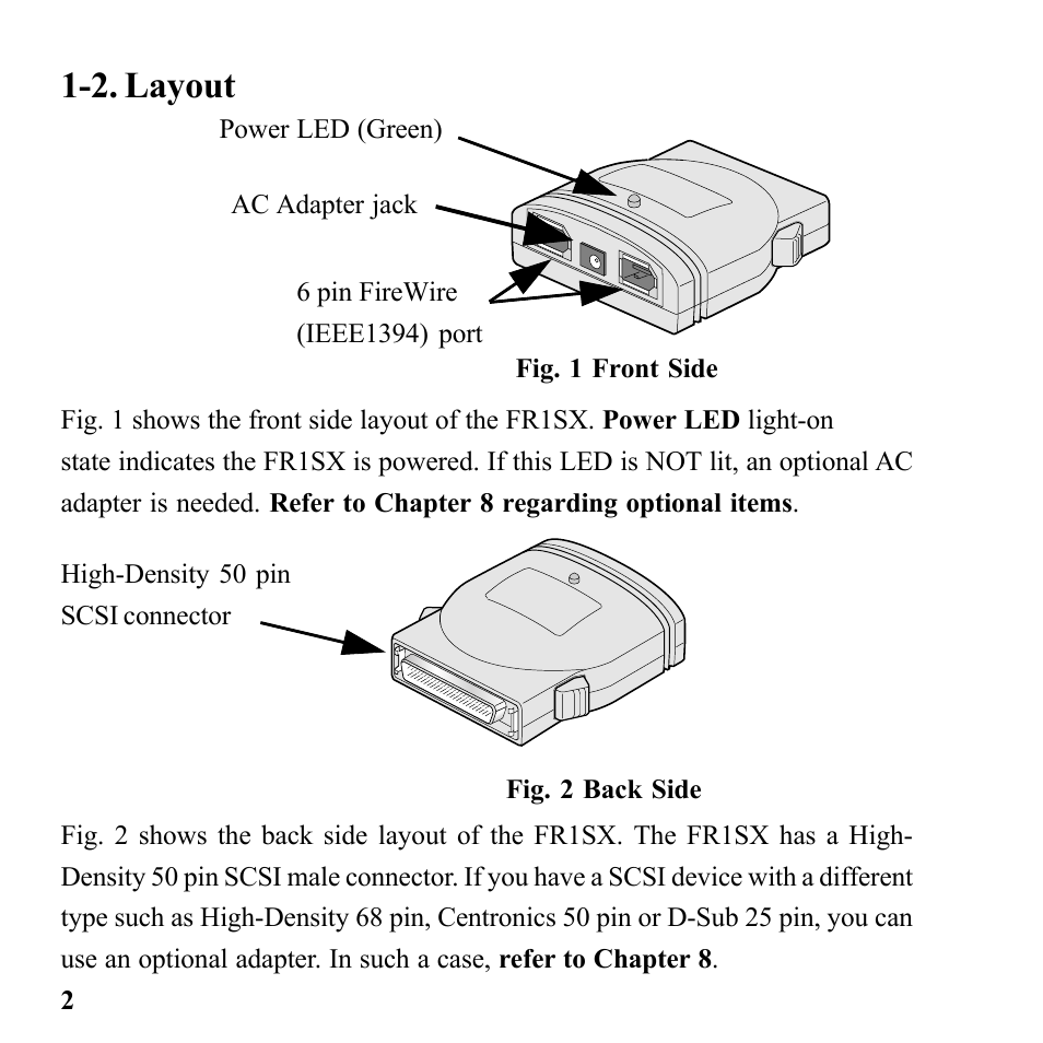 2. layout | Microtek Converter User Manual | Page 6 / 65
