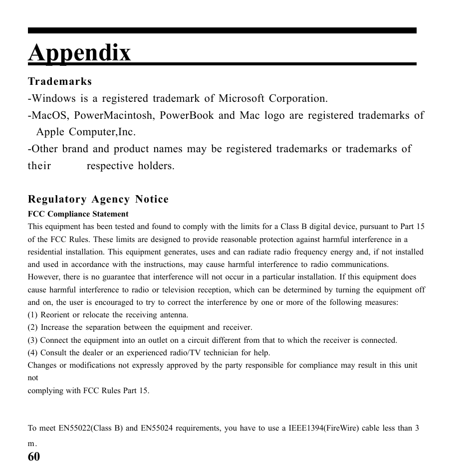Appendix | Microtek Converter User Manual | Page 64 / 65
