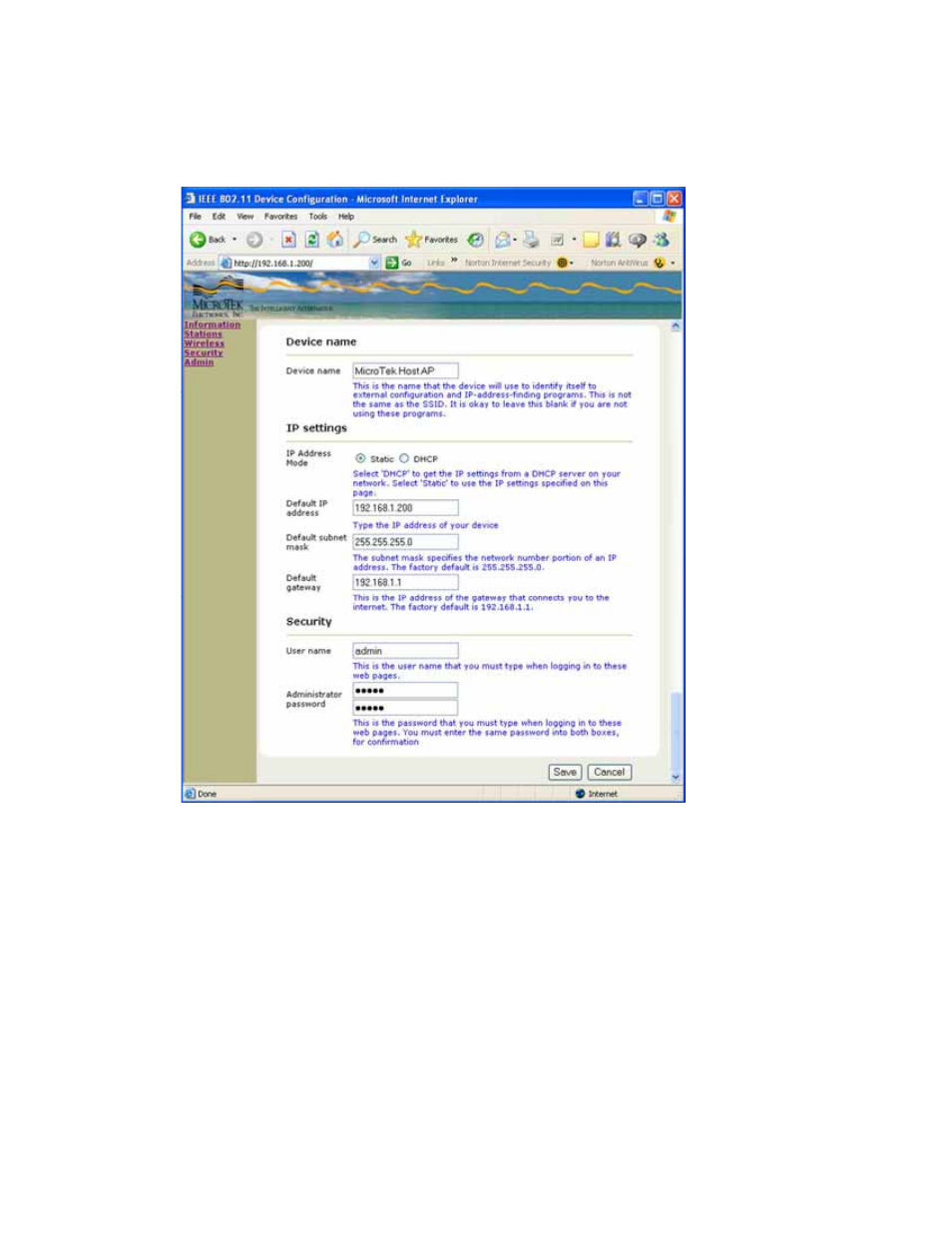 E. administration | Microtek MiniLink User Manual | Page 19 / 25