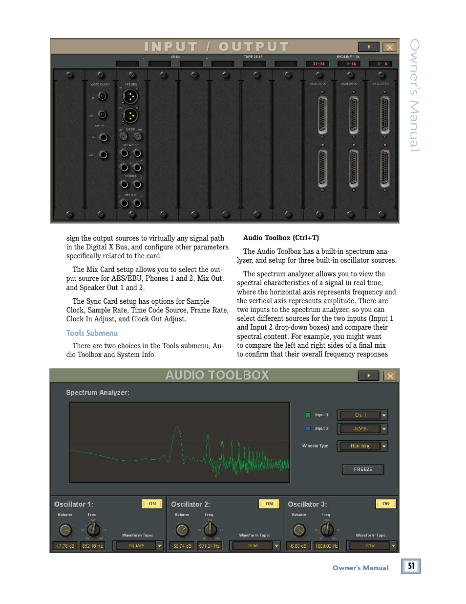 Owner 's manual | MACKIE DIGITALXBUS X.200 User Manual | Page 51 / 98