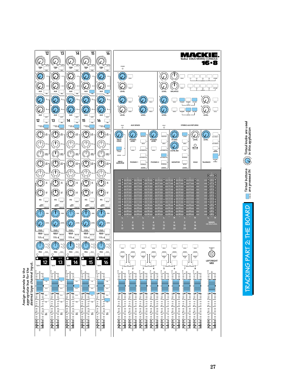 Tracking part 2: the board | MACKIE 8-submaster mixer User Manual | Page 29 / 74