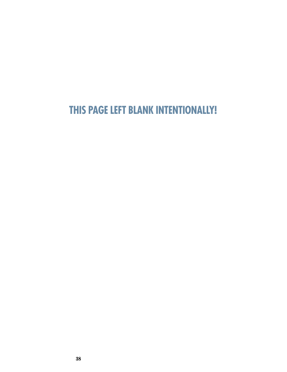 This page left blank intentionally | MACKIE 8-submaster mixer User Manual | Page 40 / 74