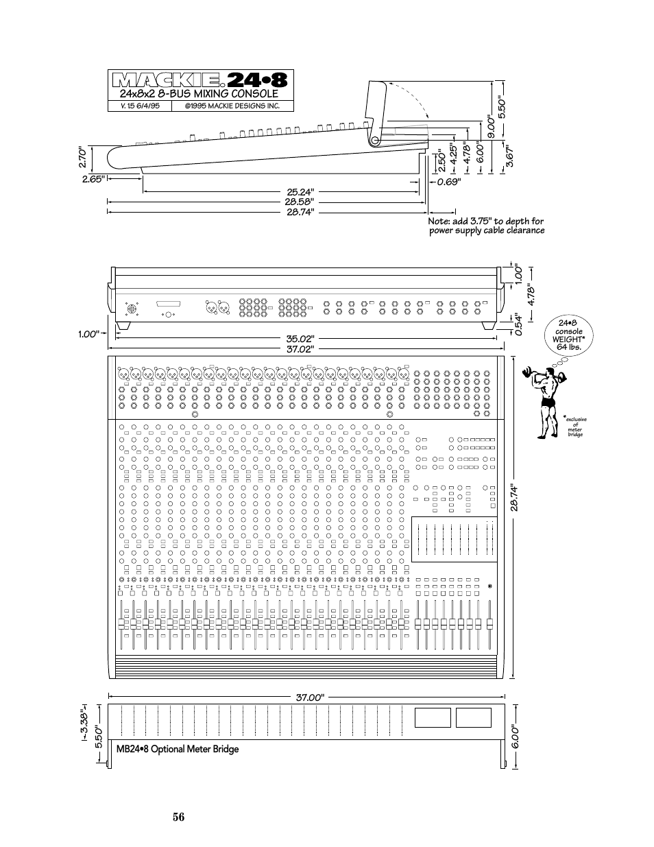 MACKIE 8-submaster mixer User Manual | Page 58 / 74