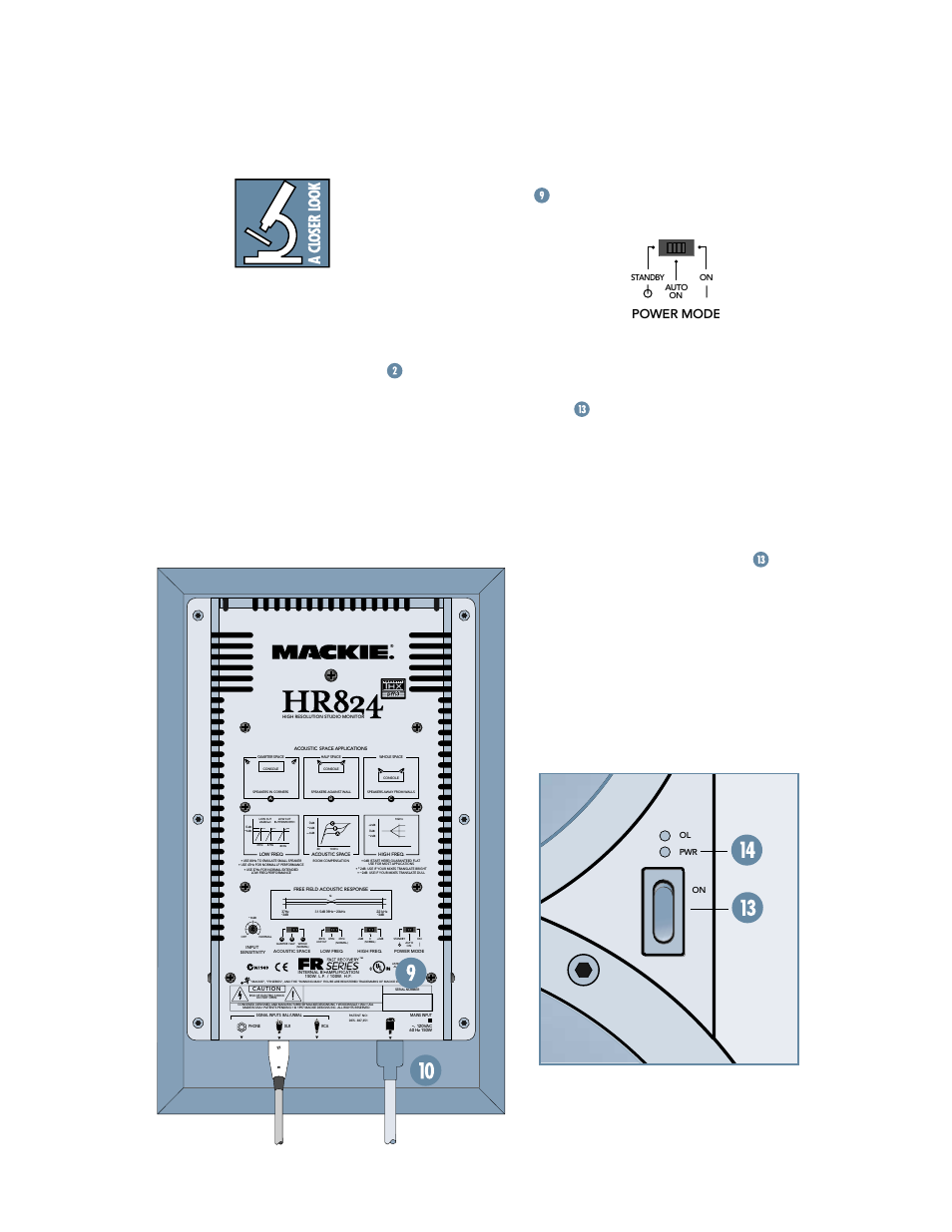 Power mode | MACKIE HR824 User Manual | Page 10 / 20