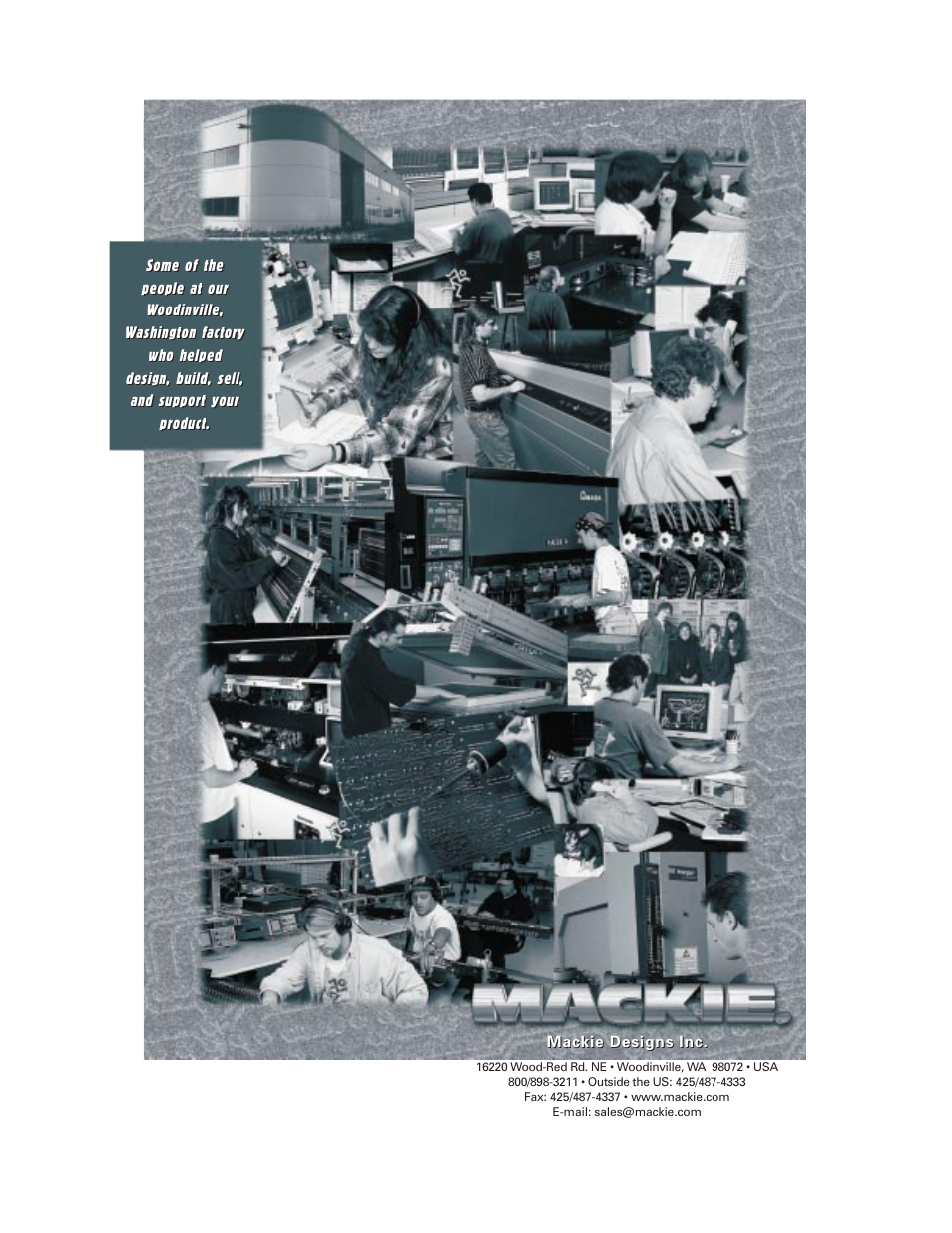 MACKIE HR824 User Manual | Page 20 / 20