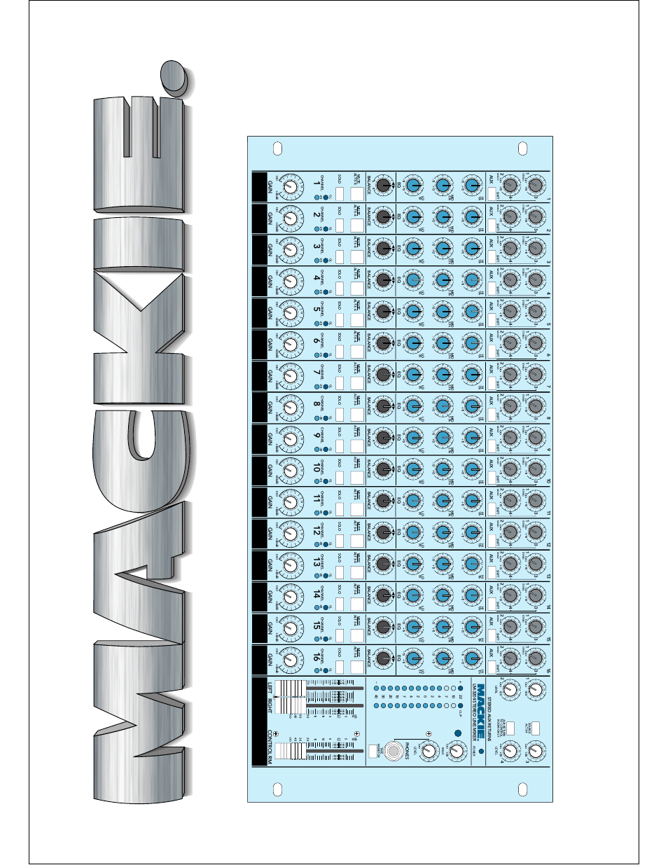 MACKIE LM-3204 User Manual | 40 pages