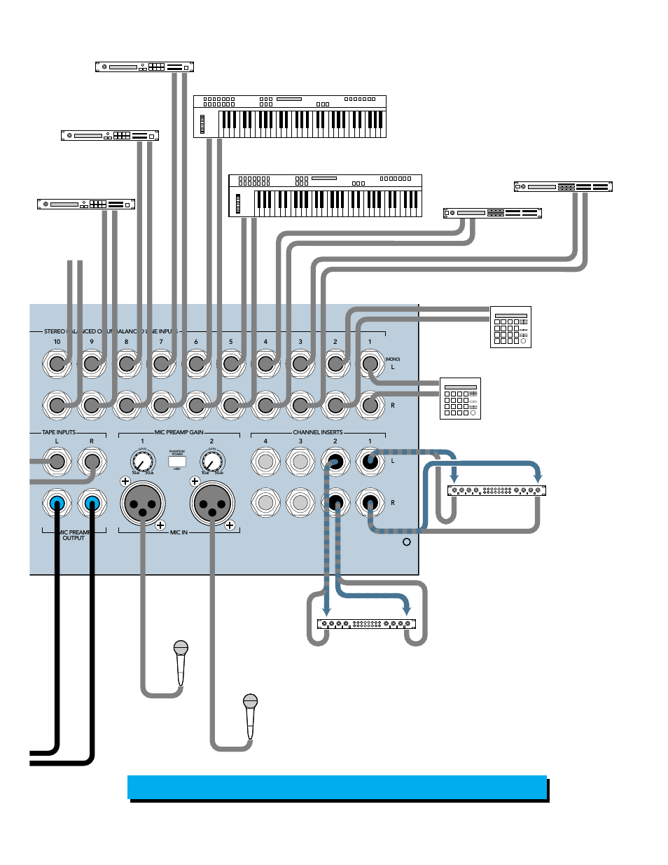 Live 2trk recording | MACKIE LM-3204 User Manual | Page 23 / 40