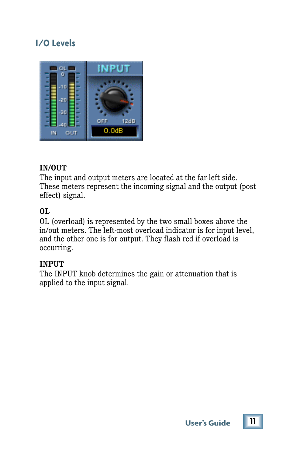 I/o levels, 11 i/o levels | MACKIE De-Esser User Manual | Page 11 / 20