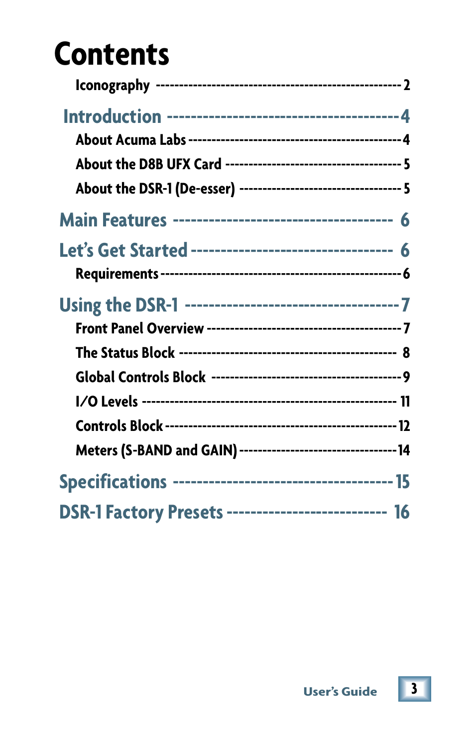 MACKIE De-Esser User Manual | Page 3 / 20