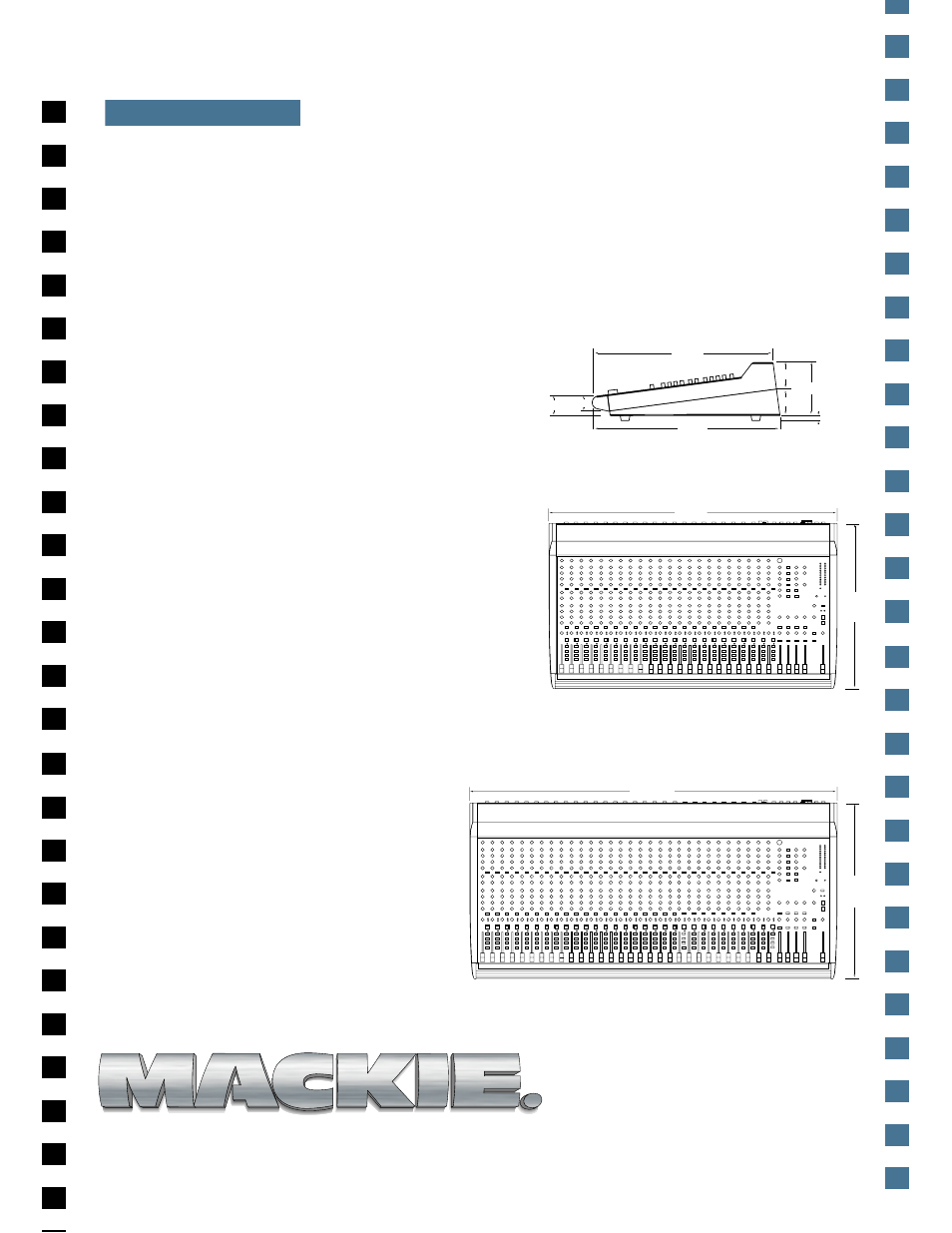 Specifications | MACKIE SR244 User Manual | Page 6 / 6