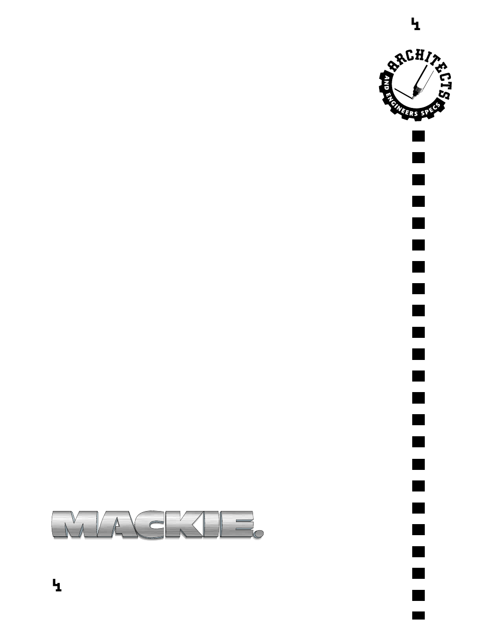 MACKIE EXPANDER LM-3204E User Manual | Page 4 / 4