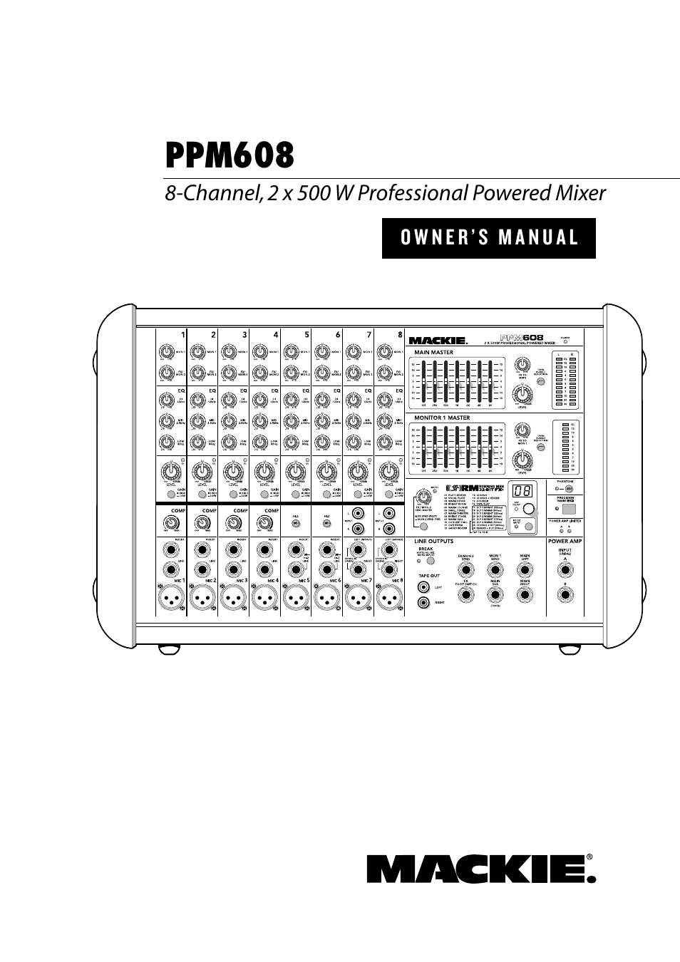 MACKIE 8-Channel User Manual | 32 pages