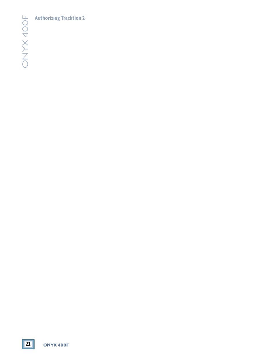 Onyx 400f | MACKIE 400F User Manual | Page 22 / 36