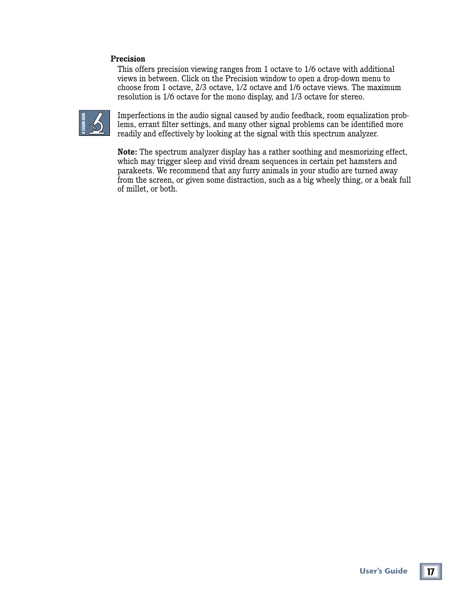 MACKIE Pro Audio Lab User Manual | Page 17 / 36