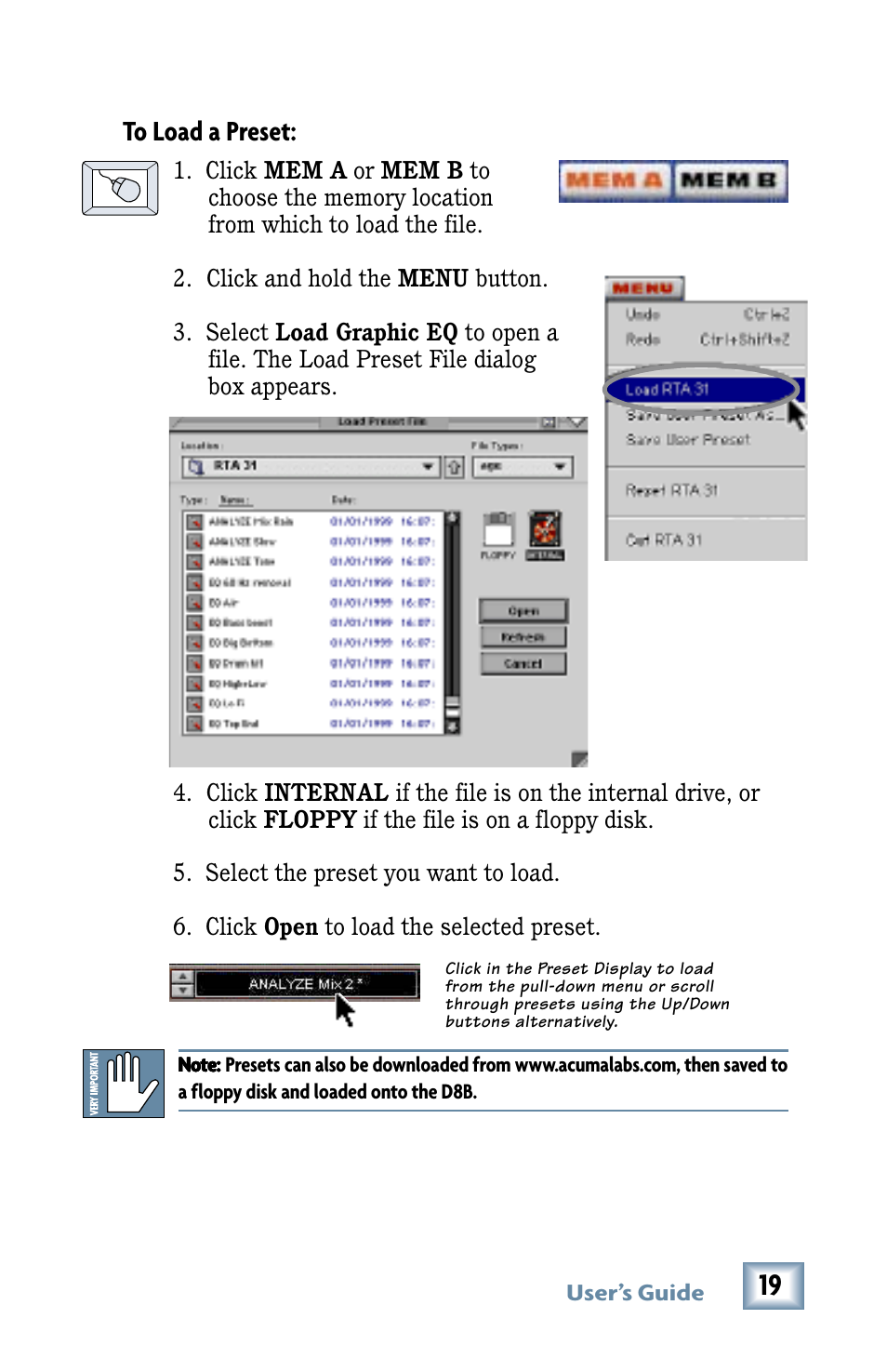 MACKIE RTA-31 User Manual | Page 19 / 28