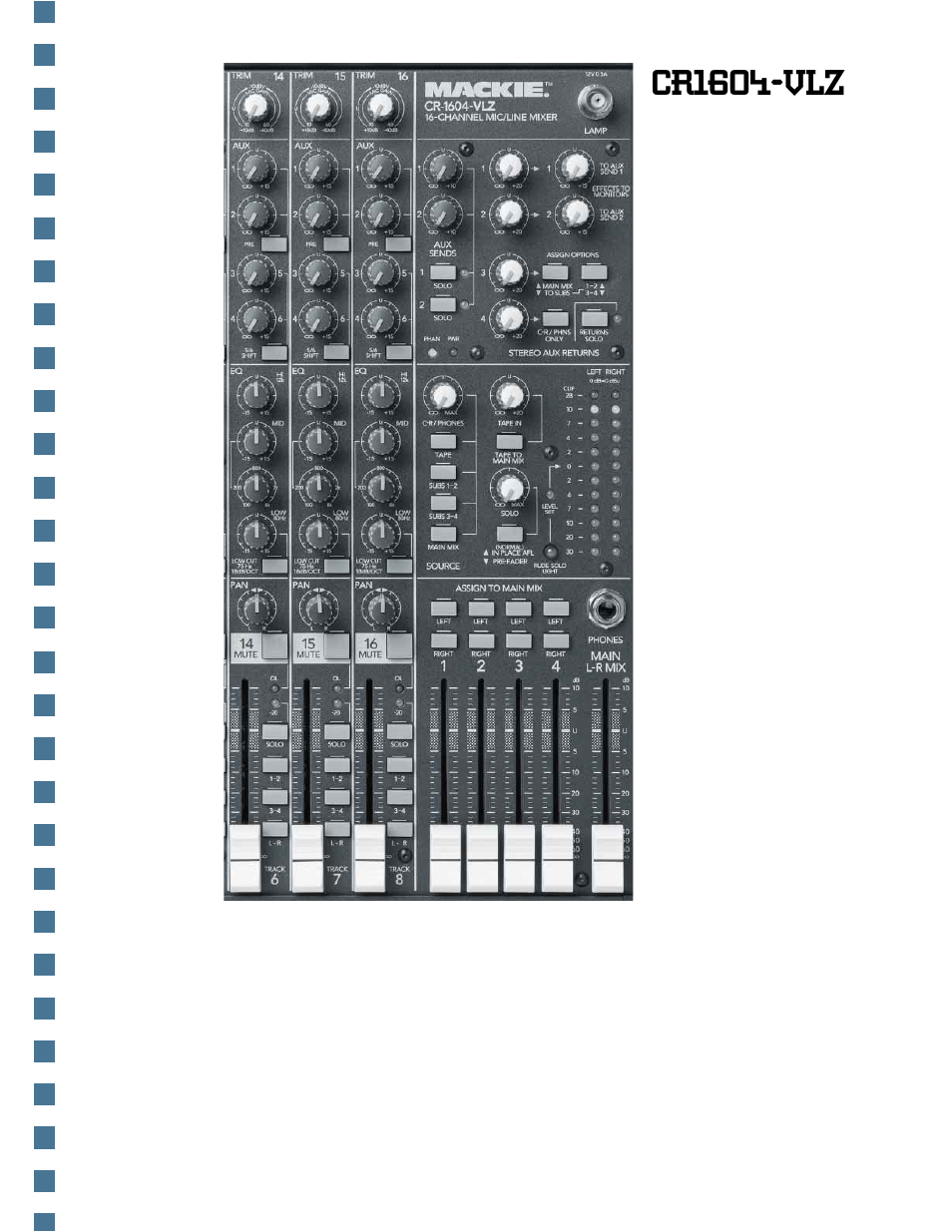 Cr1604-vlz | MACKIE CR1604 - VLZ User Manual | Page 5 / 6