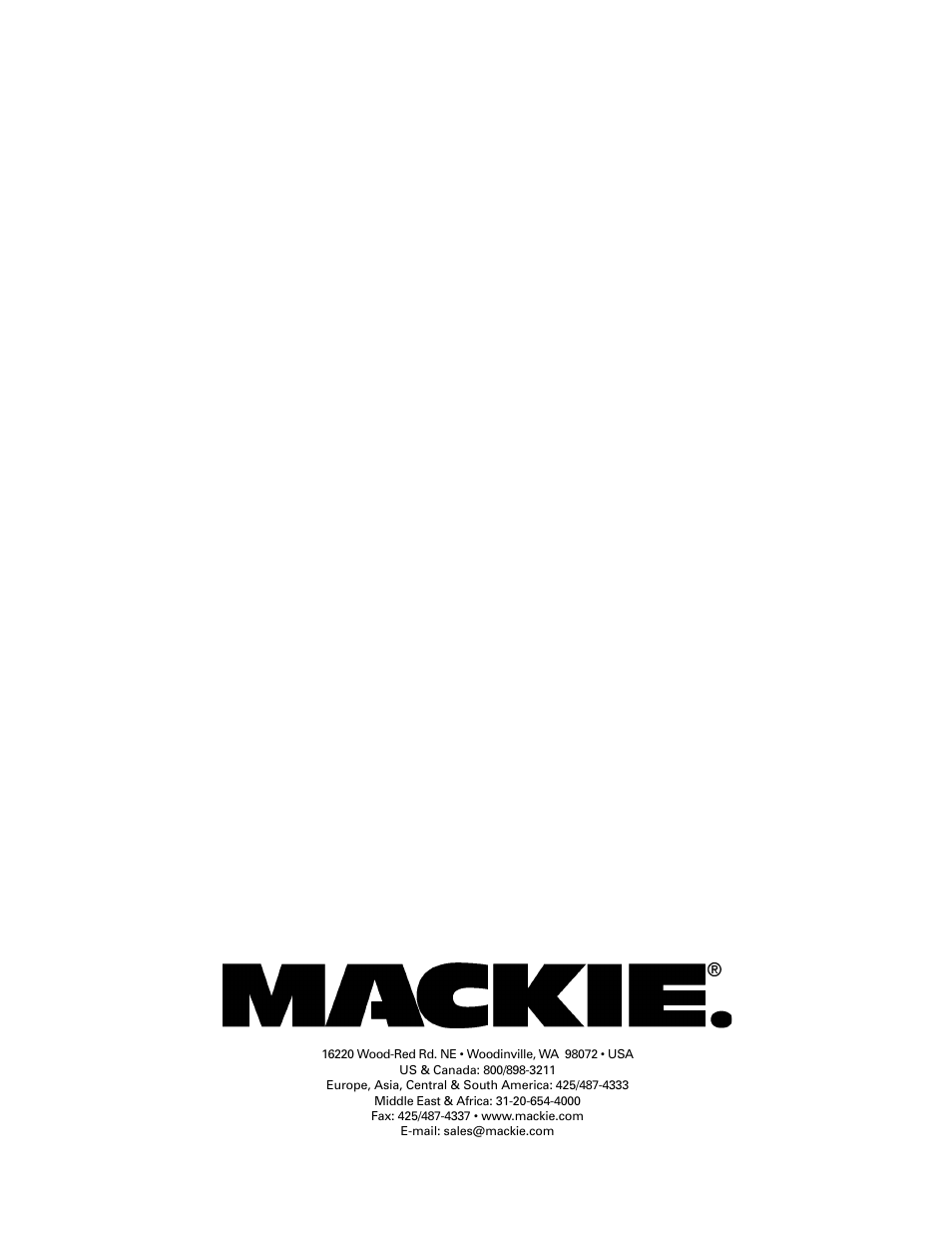 MACKIE SDR96 User Manual | Page 56 / 56