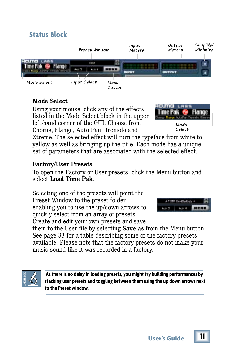 Status block | MACKIE Digital Mixers User Manual | Page 11 / 36