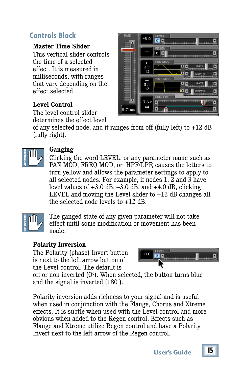 Controls block | MACKIE Digital Mixers User Manual | Page 15 / 36