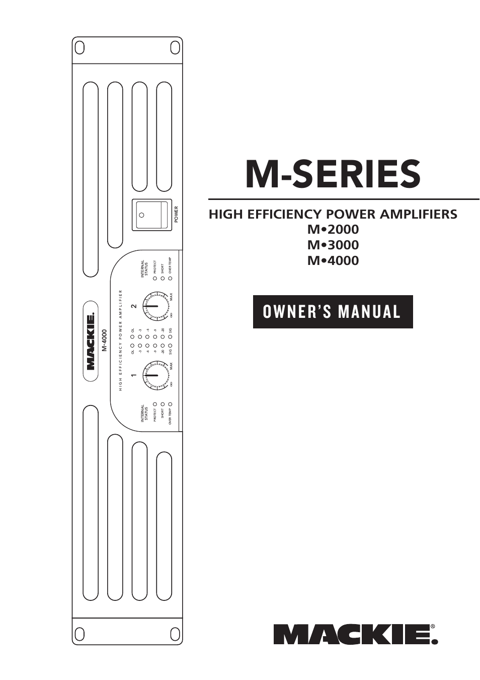 MACKIE M3000 User Manual | 28 pages