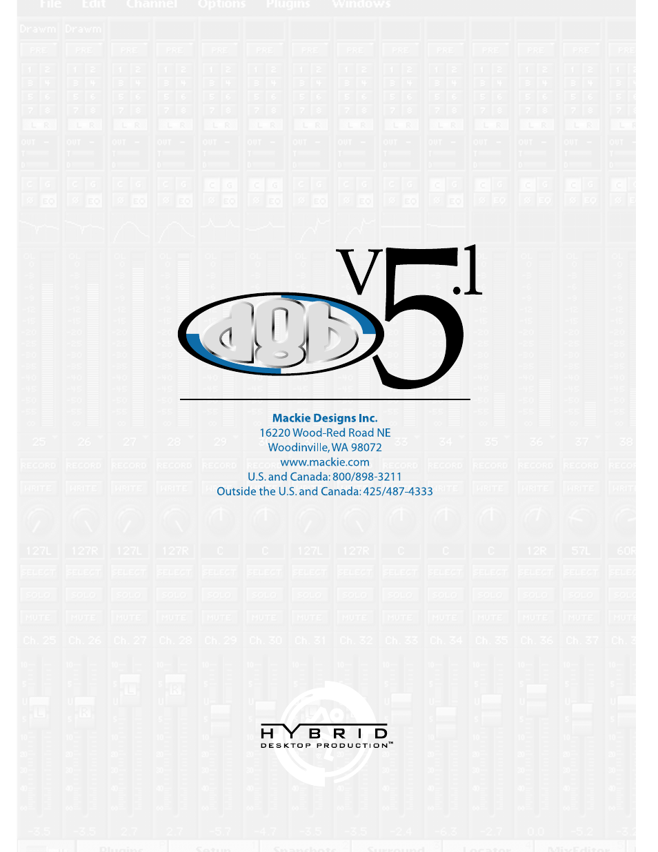 MACKIE Digital 8Bus D8B v5.1 User Manual | Page 198 / 198