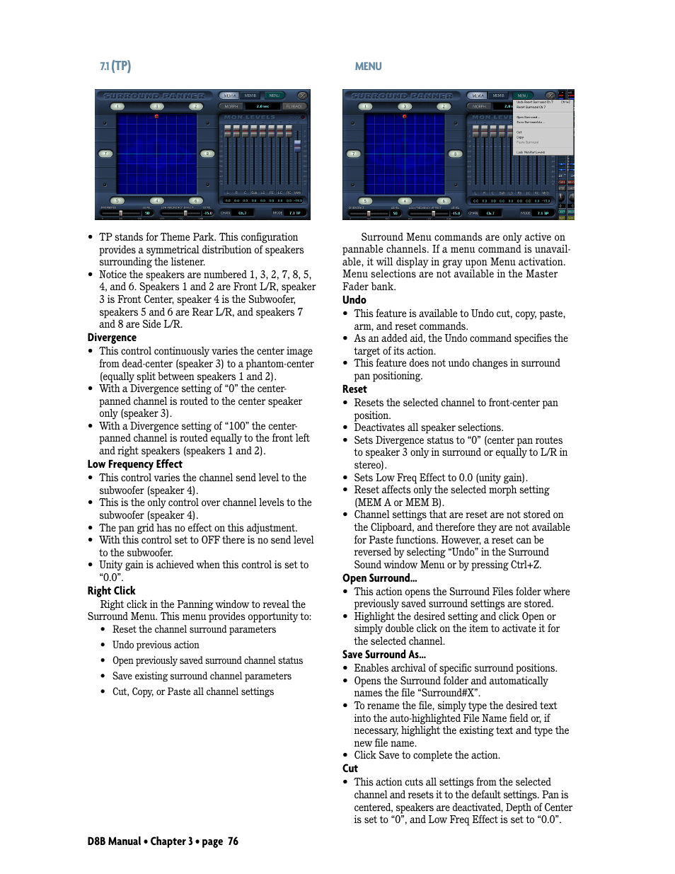 MACKIE Digital 8Bus D8B v5.1 User Manual | Page 82 / 198