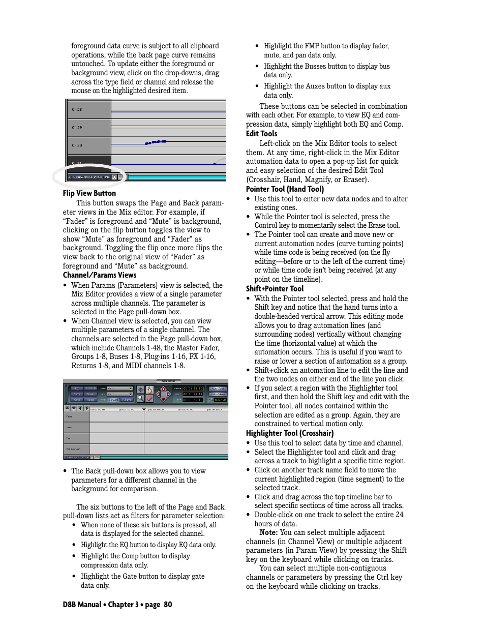 MACKIE Digital 8Bus D8B v5.1 User Manual | Page 86 / 198