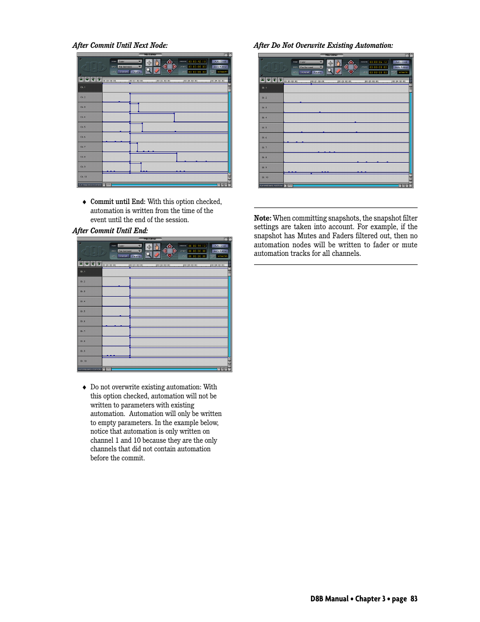 MACKIE Digital 8Bus D8B v5.1 User Manual | Page 89 / 198