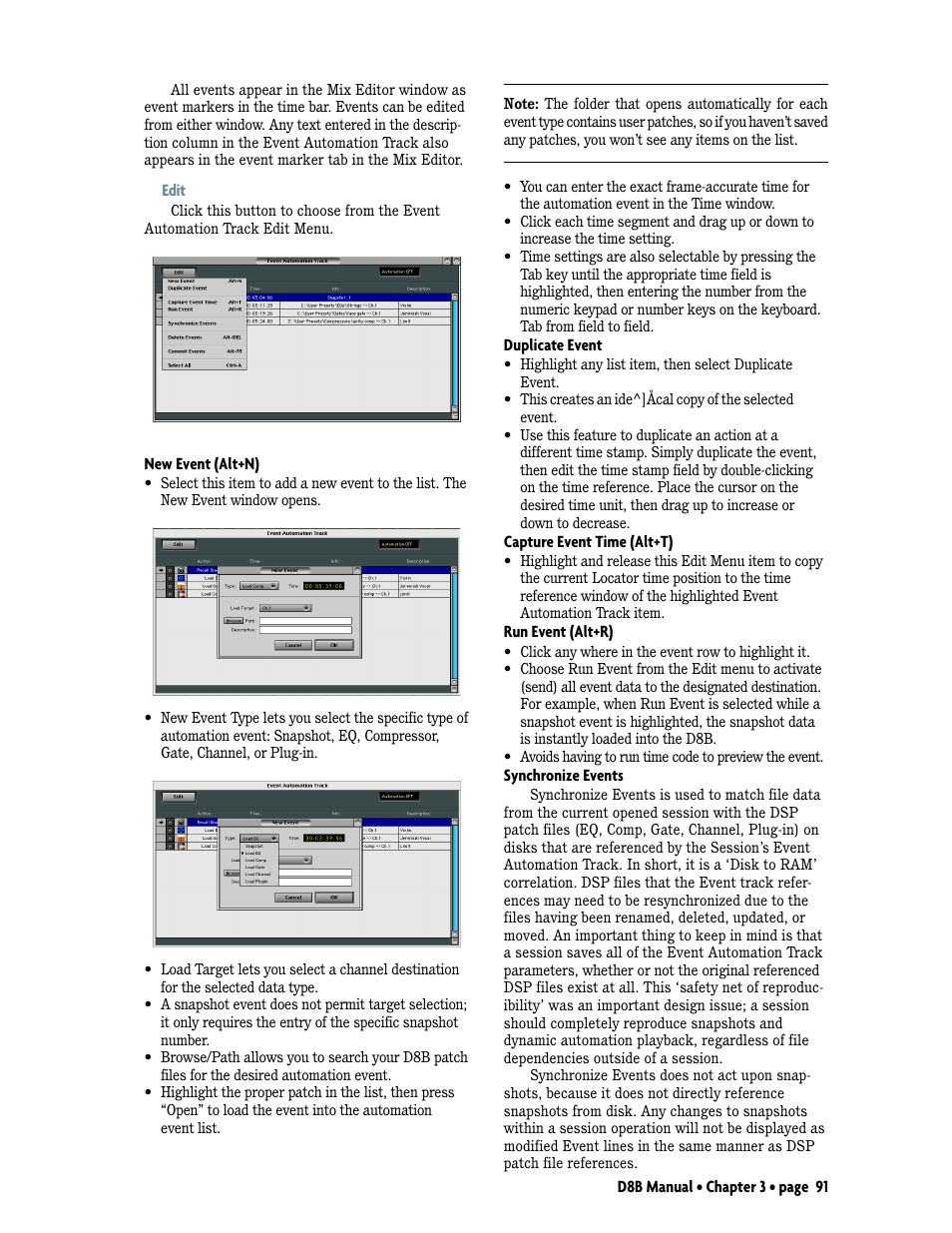 MACKIE Digital 8Bus D8B v5.1 User Manual | Page 97 / 198