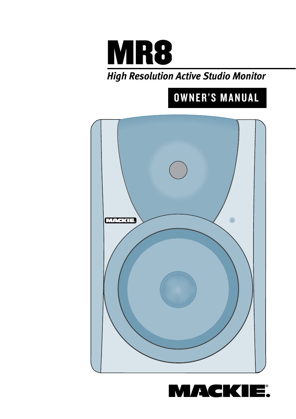 MACKIE MR8 User Manual | 16 pages