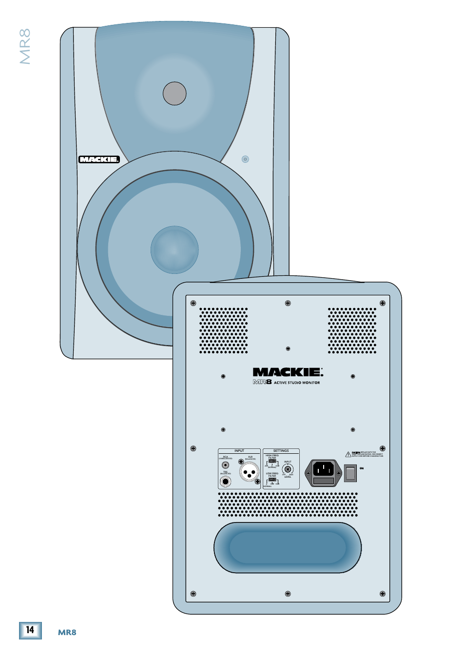 MACKIE MR8 User Manual | Page 14 / 16