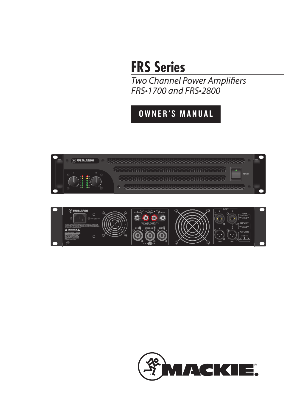 MACKIE FRS1700 User Manual | 20 pages