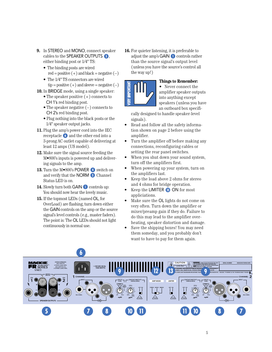 MACKIE M800 User Manual | Page 5 / 27