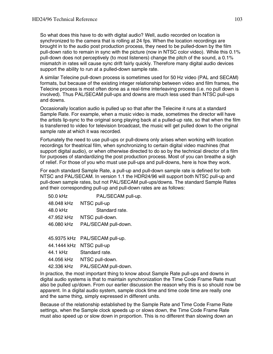 MACKIE HDR 24/96 User Manual | Page 103 / 110