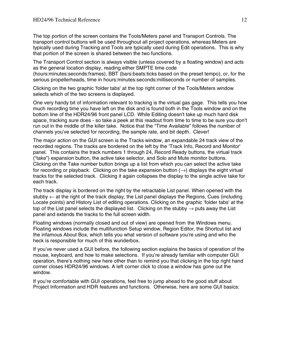 MACKIE HDR 24/96 User Manual | Page 12 / 110