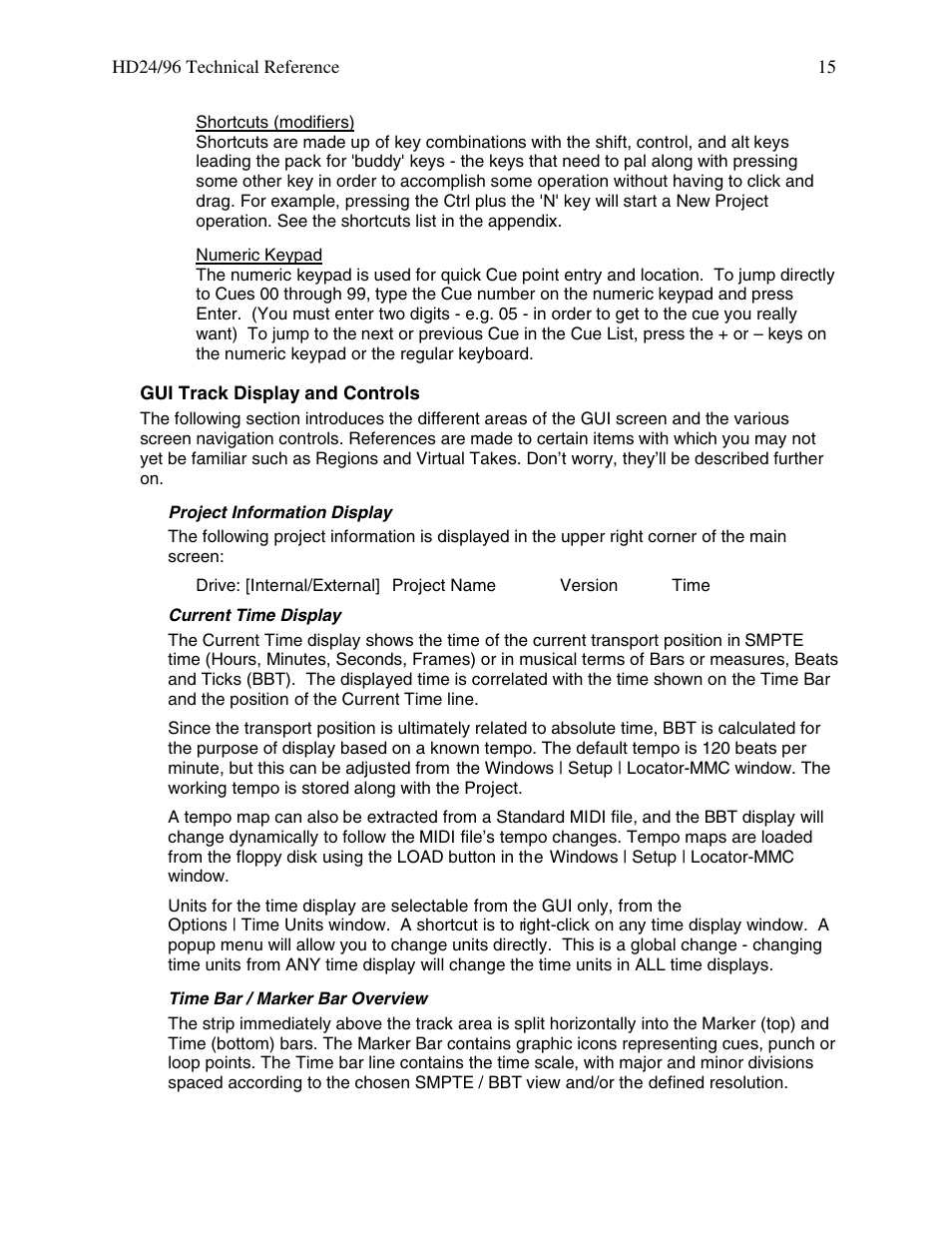 MACKIE HDR 24/96 User Manual | Page 15 / 110