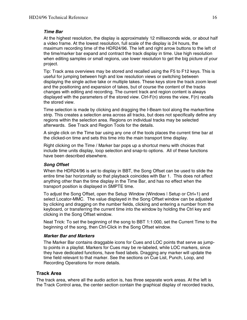 MACKIE HDR 24/96 User Manual | Page 16 / 110