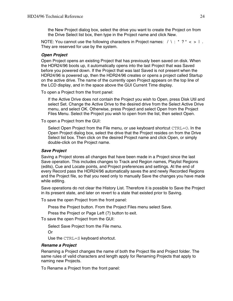 MACKIE HDR 24/96 User Manual | Page 24 / 110