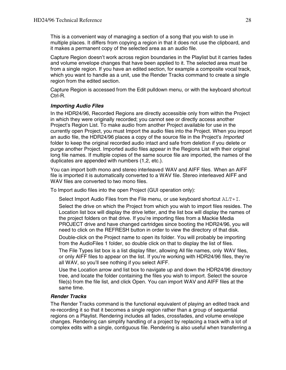 MACKIE HDR 24/96 User Manual | Page 28 / 110