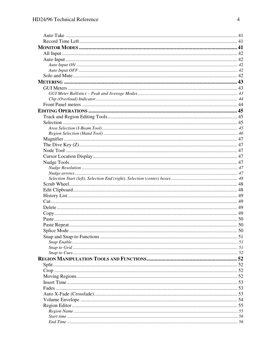 MACKIE HDR 24/96 User Manual | Page 4 / 110