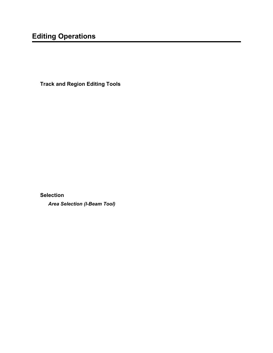 Editing operations | MACKIE HDR 24/96 User Manual | Page 45 / 110